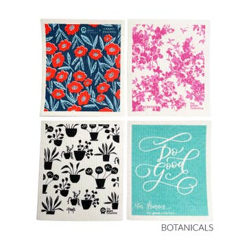 Now Designs Floursack Kitchen Towels Quick Dry Cotton Hand Towel Set, 3  Count, Cat Collective, 20 x 30 in