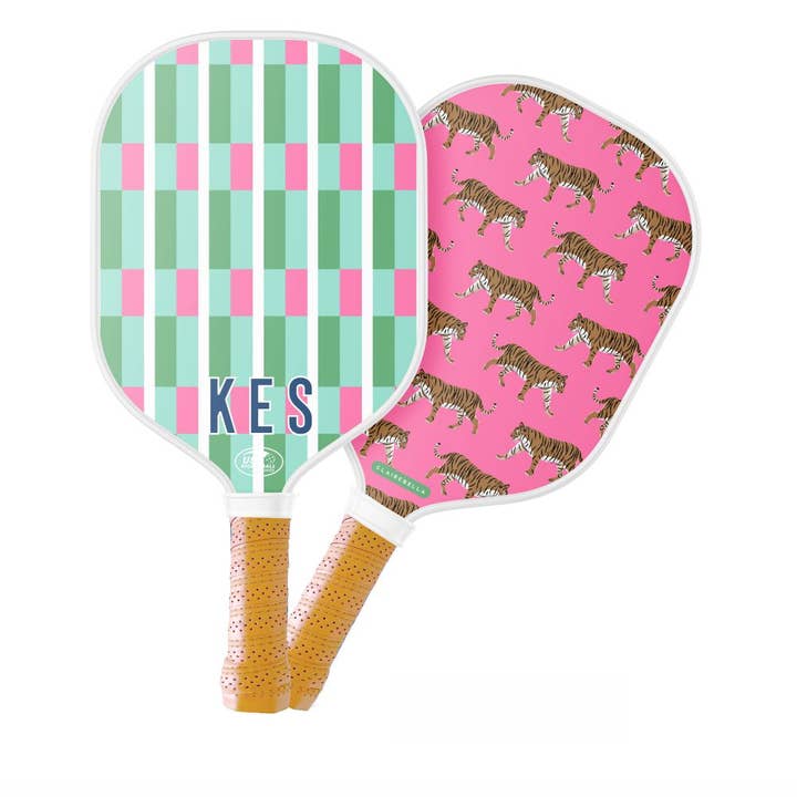 Tiger Maxi Paddle | Pickleball Paddle | Monogrammed Paddle for wholesale by Clairebella Personalized Gifts & Pillows