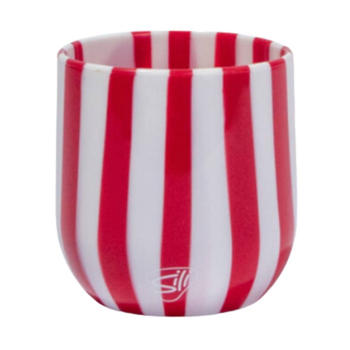 12 oz Silicone Silipint Stemless Wine Glass - Peppermint for wholesale by Silipint