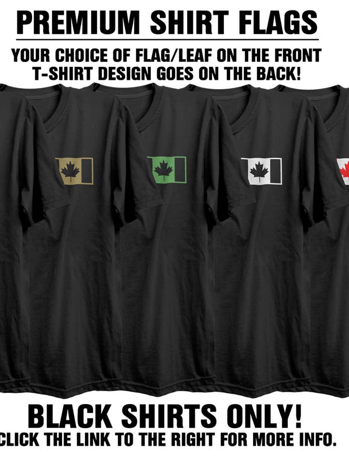 Canada for Victory – Großhandel T-Shirt mit Siebdruck – Unisex – T-Shirt für Afghanistan-Veteranen (ISAF-Wappen)4