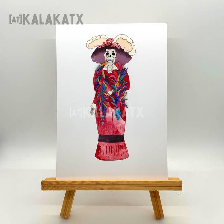 CATRINA: Art Print | 5x7 for wholesale by Kalaka Tx