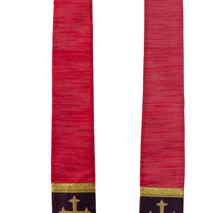 mds - Wholesale - mds Raw Silk look Reversible Stole #176501