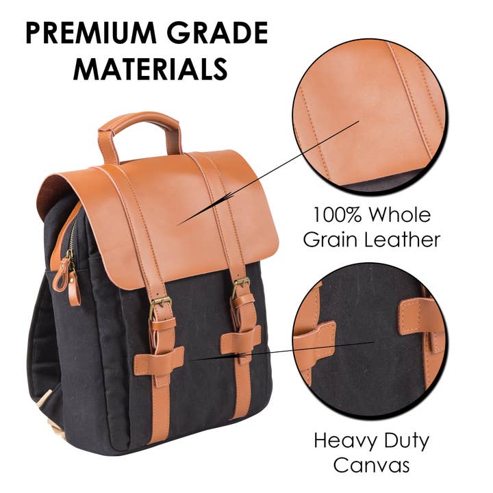 Primeware Inc. - Wholesale Wine Tote - Treo Three Bottle Leather Wine Tote Backpack Carrier