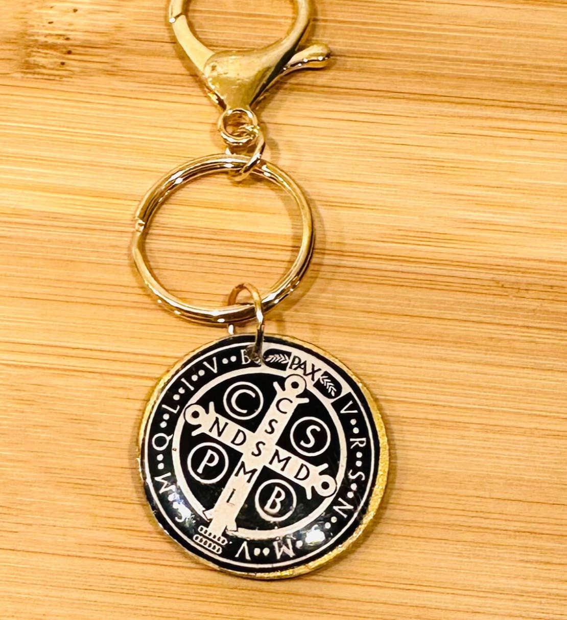 The Rosary Potter - Wholesale Keychain - Unisex - Saint Benedict Handmade Polymer Clay Key Ring2