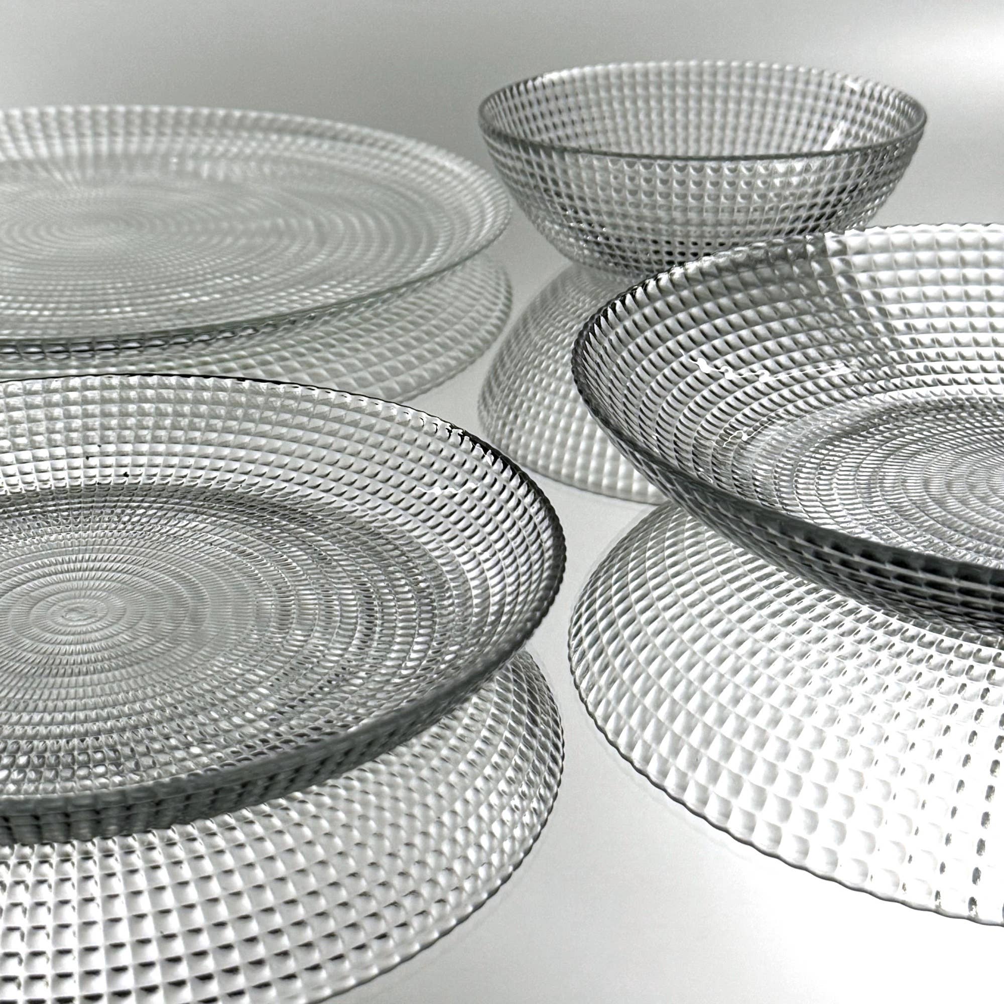 RED POMEGRANATE COLLECTION - Wholesale Dinnerware Set - RAMART Studio Glass HELIOS 16pc Dinnerware Set3