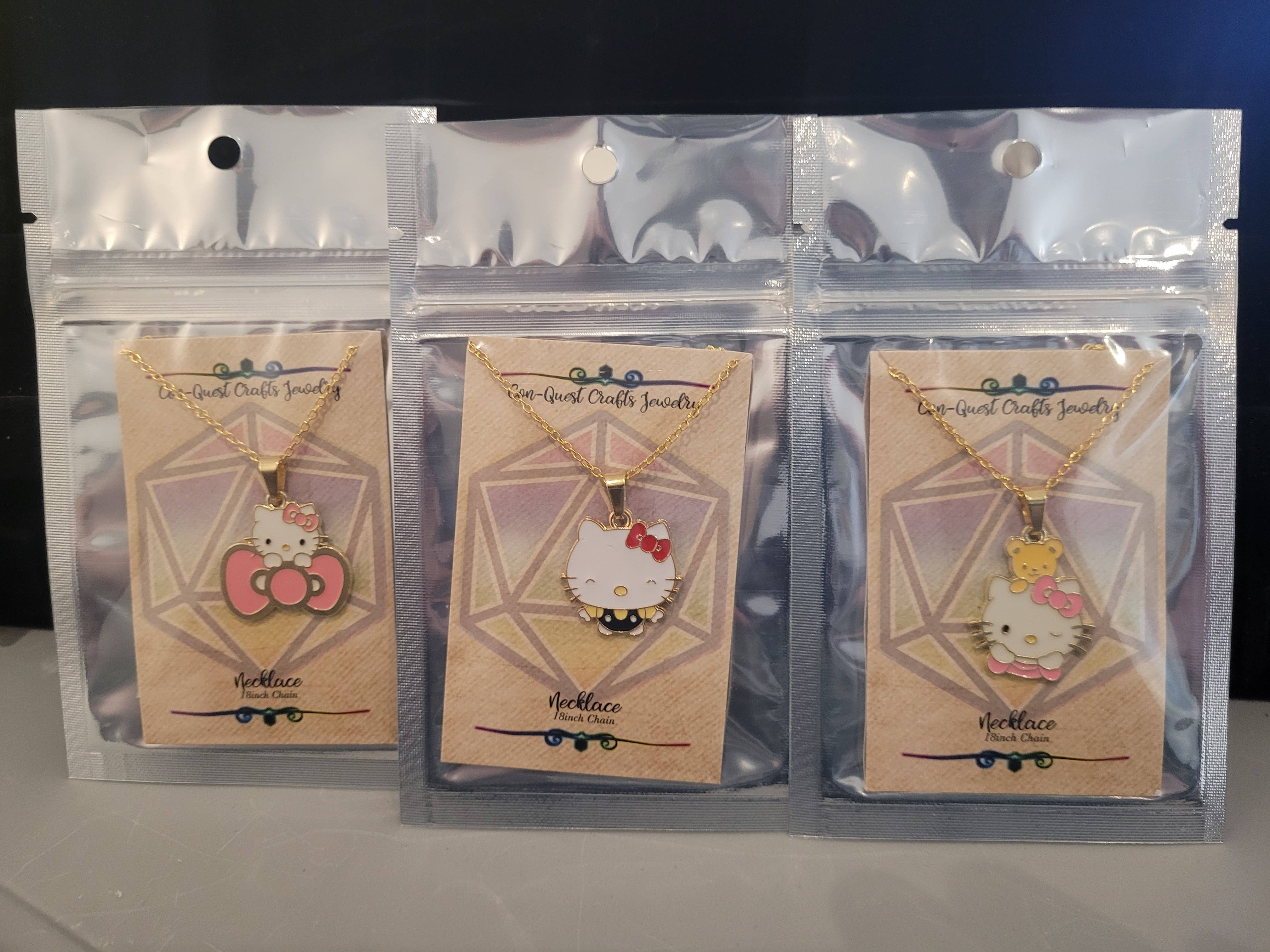 Con-Quest Crafts – Engroshandel Hængeøreringe og creoløreringe – Søde øreringe inspireret af Hello Kitty & Friends15