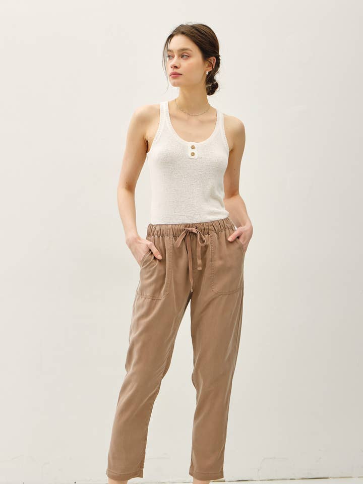Be Cool - Wholesale Pants - Women's - TENCEL TAPERED PANTS