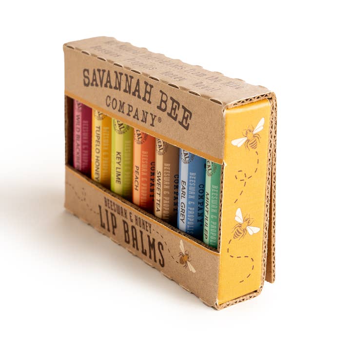 Savannah Bee Company - Wholesale Lip Balm - Bee the Balm Set (assortment of 7 lip balms)2