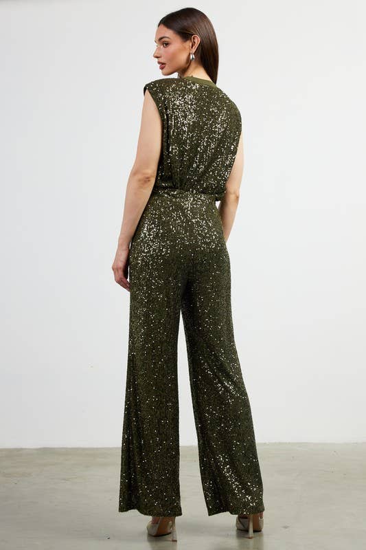 SKIES ARE BLUE - Wholesale Pants - Women's - Sequins Semi Flared Pants13