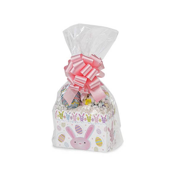 Clear Poly Basket Wrap Bags for wholesale on Faire5