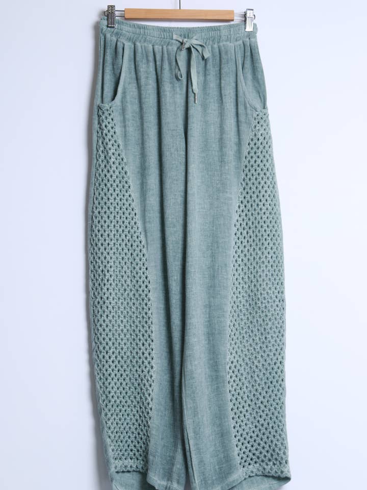 Pantalon en lin coton et crochet 20665 pour la vente par Shyloh