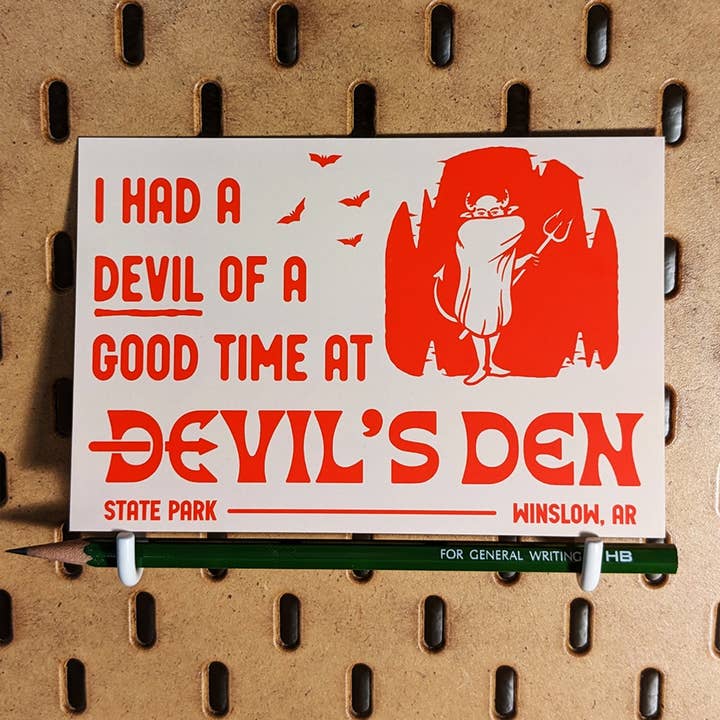 Geïllustreerde Arkansas Ansichtkaarten Set voor wholesale door The Mook Press