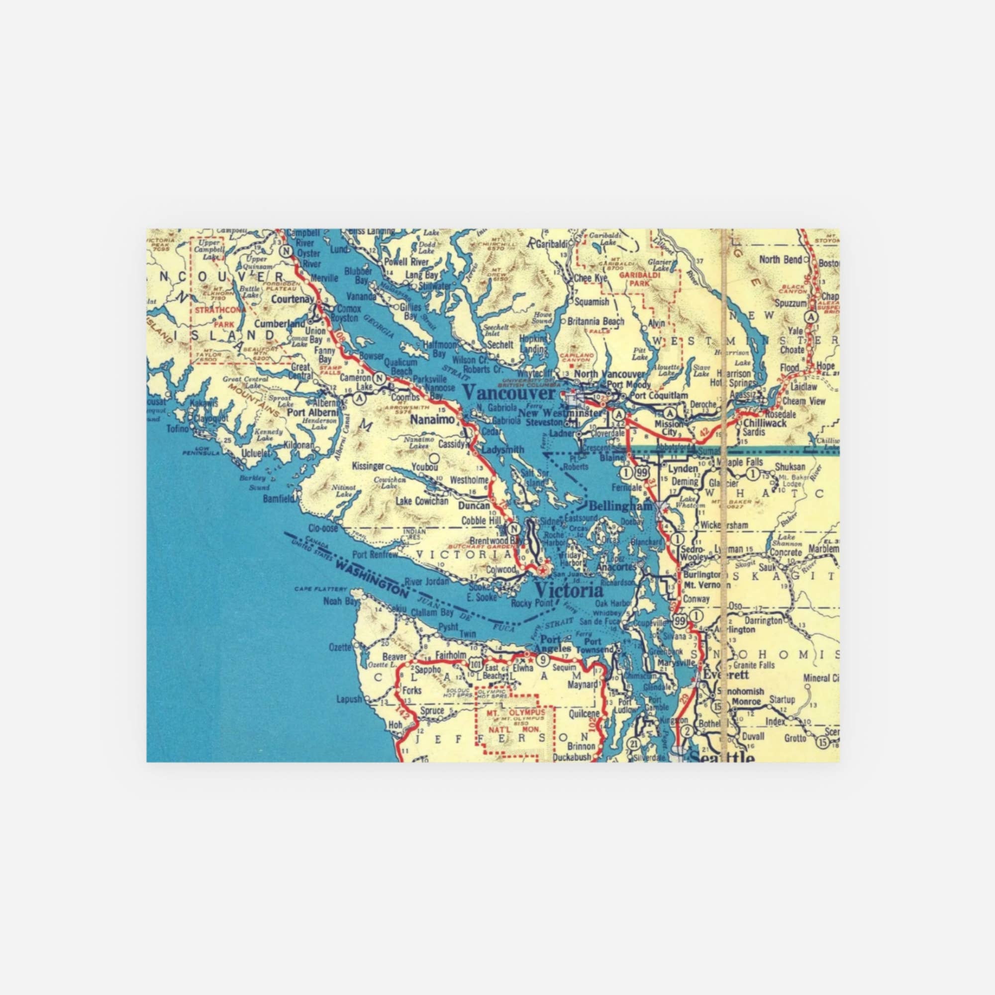 Sadie & June – wholesale Vykort – Personligt vykort med vintagekarta7