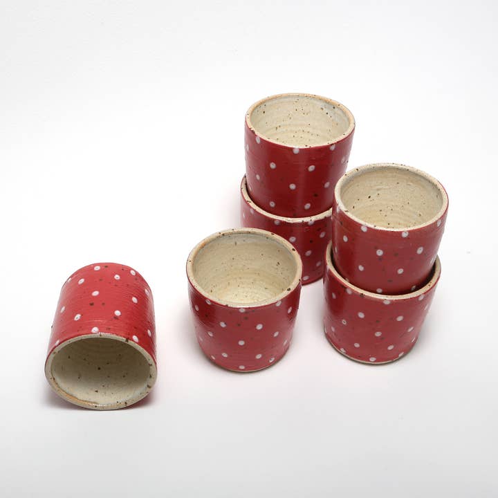 STRAWBERRY tumblers- coffee cups for wholesale by Polli Pots