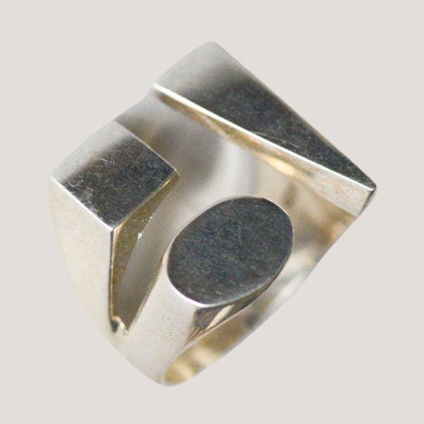 GEOMETRIC RING for wholesale by De la Fuente
