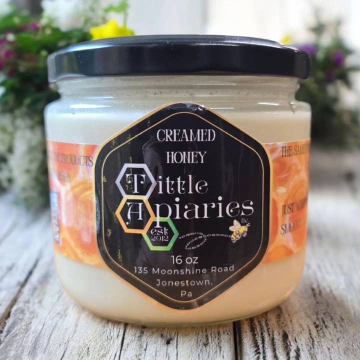 Creamed Honey - Spring Wildflower for wholesale by Tittle Apiaries, LLC