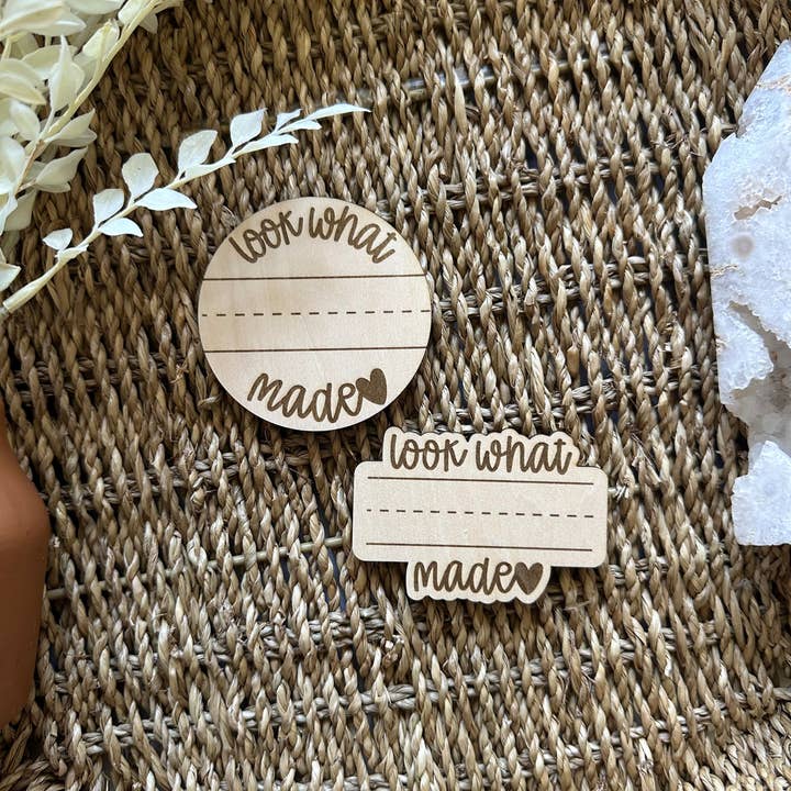 "Look what I Made" Magnet Set for wholesale by Luna + Mar Baby Co