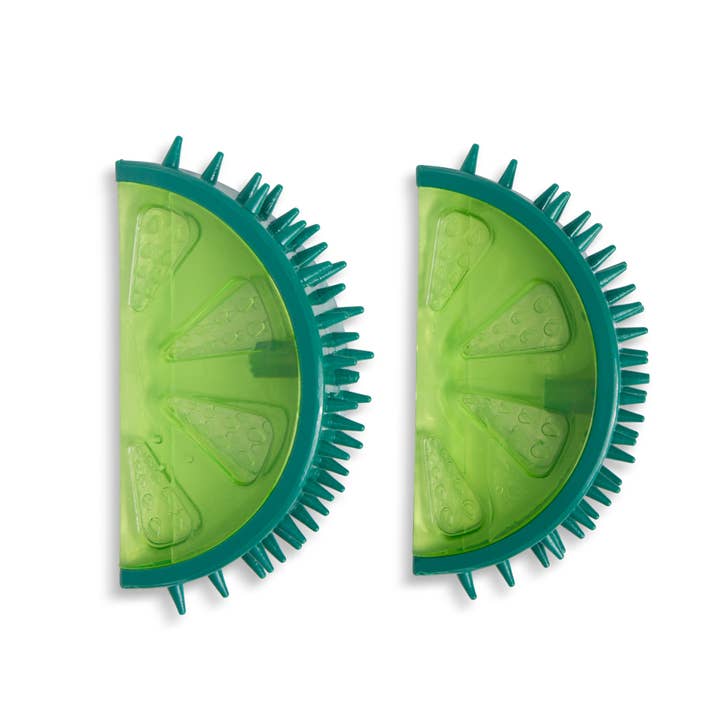 Set of 2 Lime Cooling Toys for wholesale by Core Home