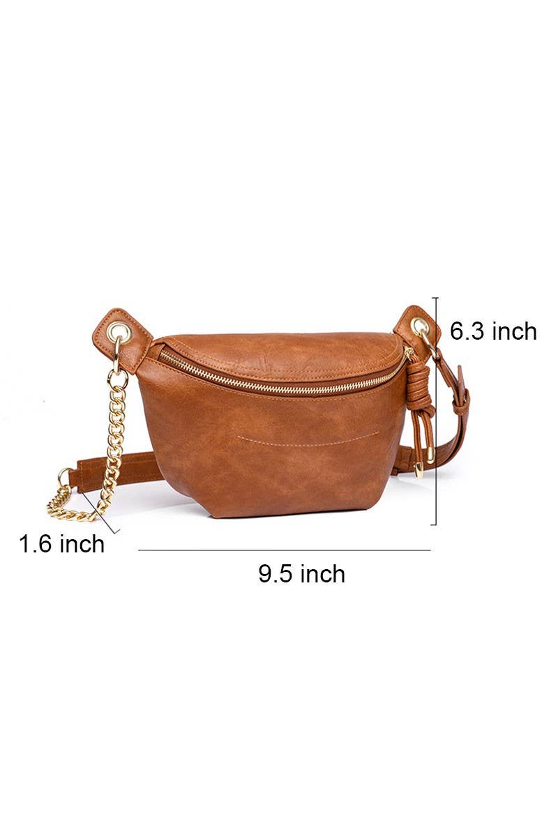 Lily Clothing - Vente Sac ceinture – femme - SAC À BANDOULIÈRE TAILLE CROISSANT CROISSANT HIP SACK_CWAB04476