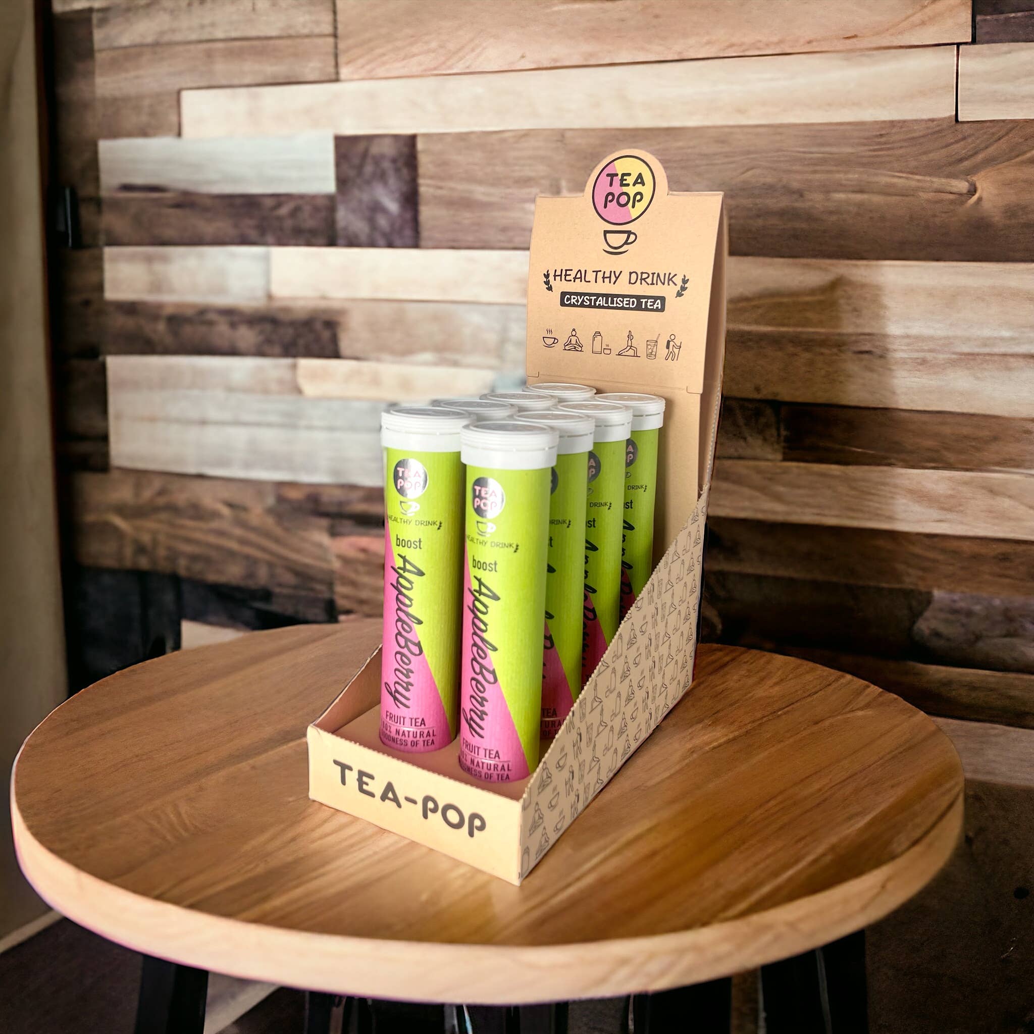 Northern Tea Company – Engroshandel Sundheds-/detox-te – Appleberry Tea-Pop | Frugtagtig urteblanding uden koffein2