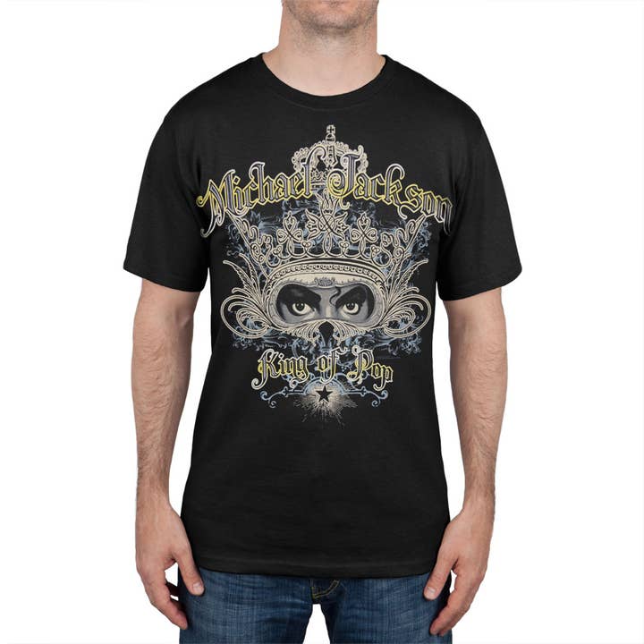 Official Store - Wholesale Screen Printed T-Shirt - Men's - Michael Jackson - Royal Frame Men's T Shirt