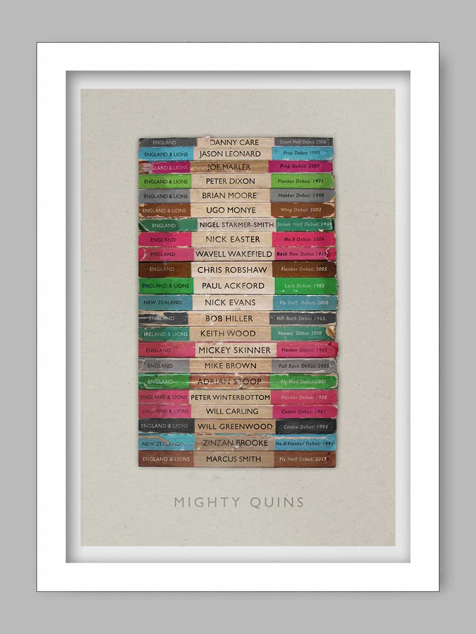 The Northern Line - Wholesale Poster - Mighty Quins - Harlequins posterafdruk1