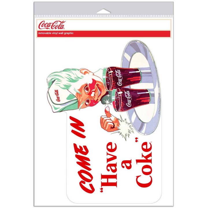 RetroPlanet - Wholesale Wall Decal/Stickers - Coca-Cola Sprite Boy Come In Have a Coke Wall Decal1