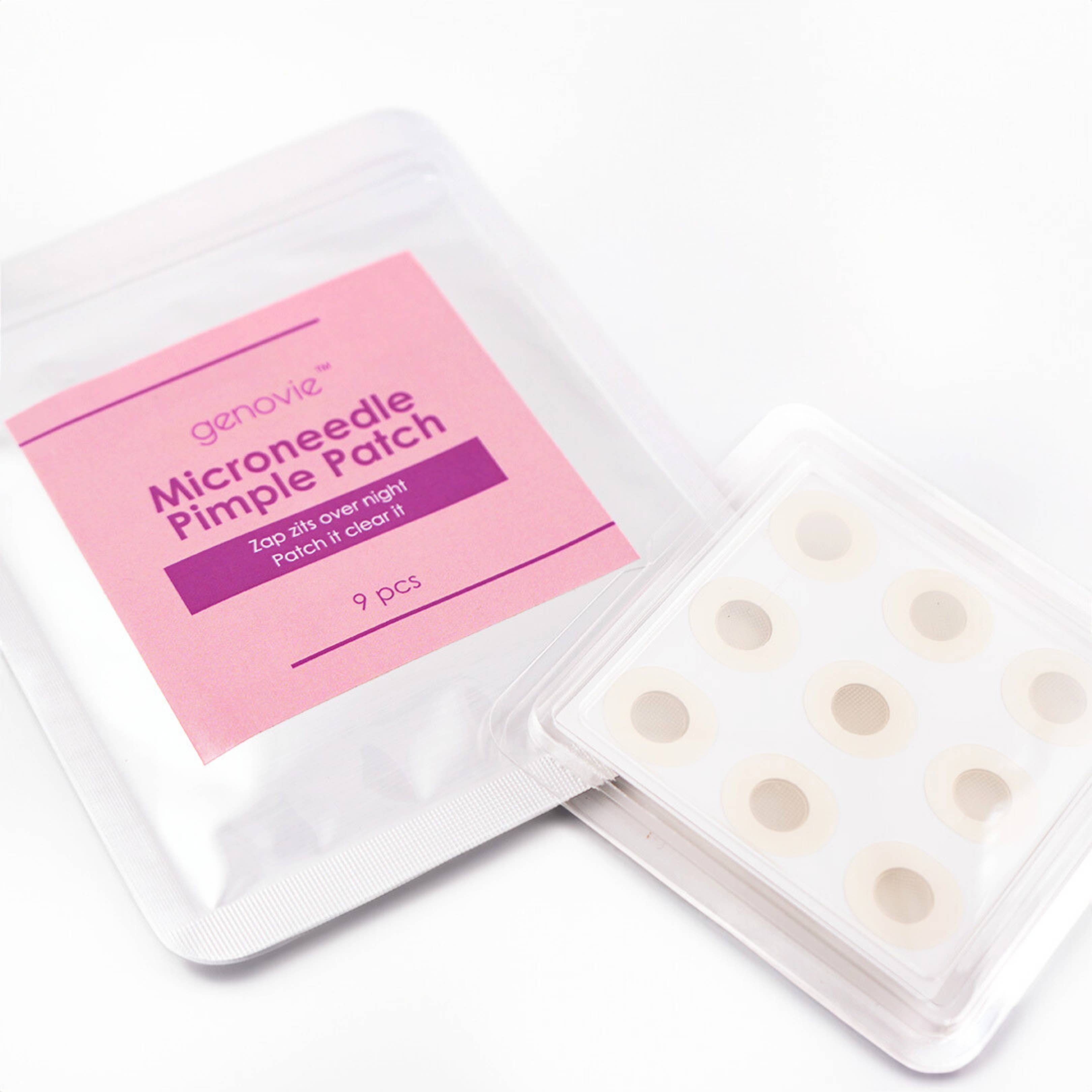 GenovieMD - Wholesale Acne/Hydrocolloid Patch - Microneedle Pimple Patches [9 Pcs] – Fast & Effective Acne1