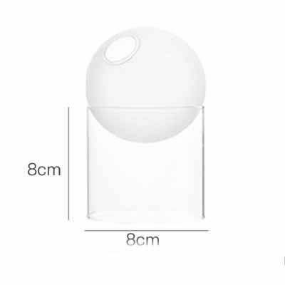 BlakOutlet - Venta al por mayor Floreros - Jarrón creativo esférico de vidrio colorido9