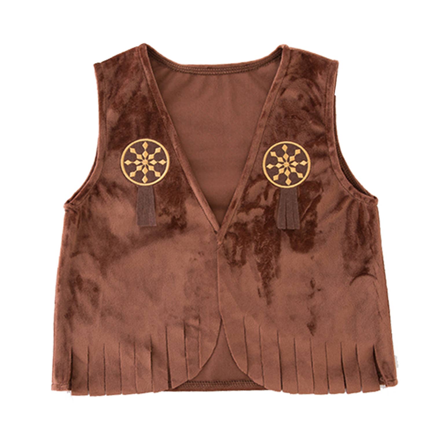 Fennco Styles - Wholesale Costume - Kids - Brown Cowboy 5pcs Costume Outfit3