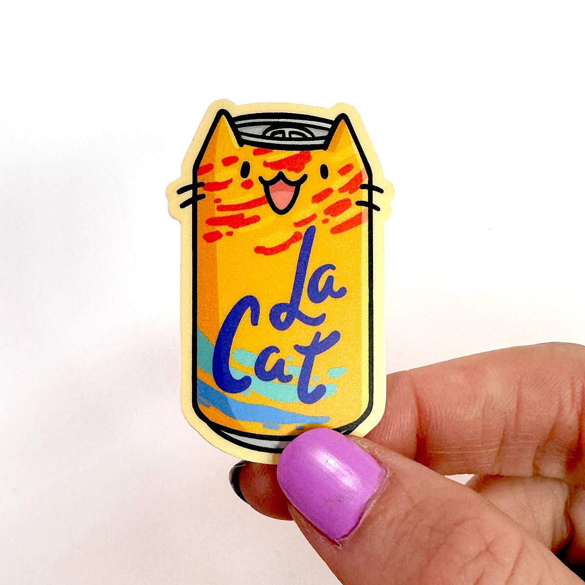 Shop Emily M - Wholesale Sticker - Ministicker La Cat (oranje)4