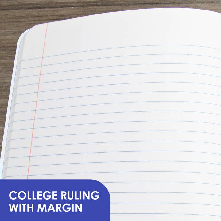 BAZIC Products - Wholesale Notebook - C/R 100 Ct. Floral Composition Book4