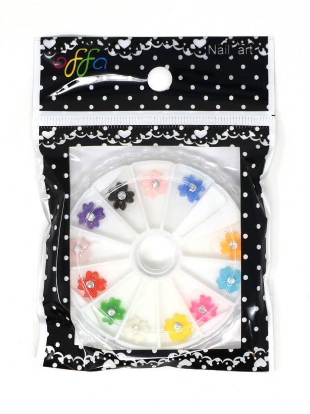 OFFA ONW1015x Nail Decoration Flowers - 12pc for wholesale by PINEAPPLE Beauty