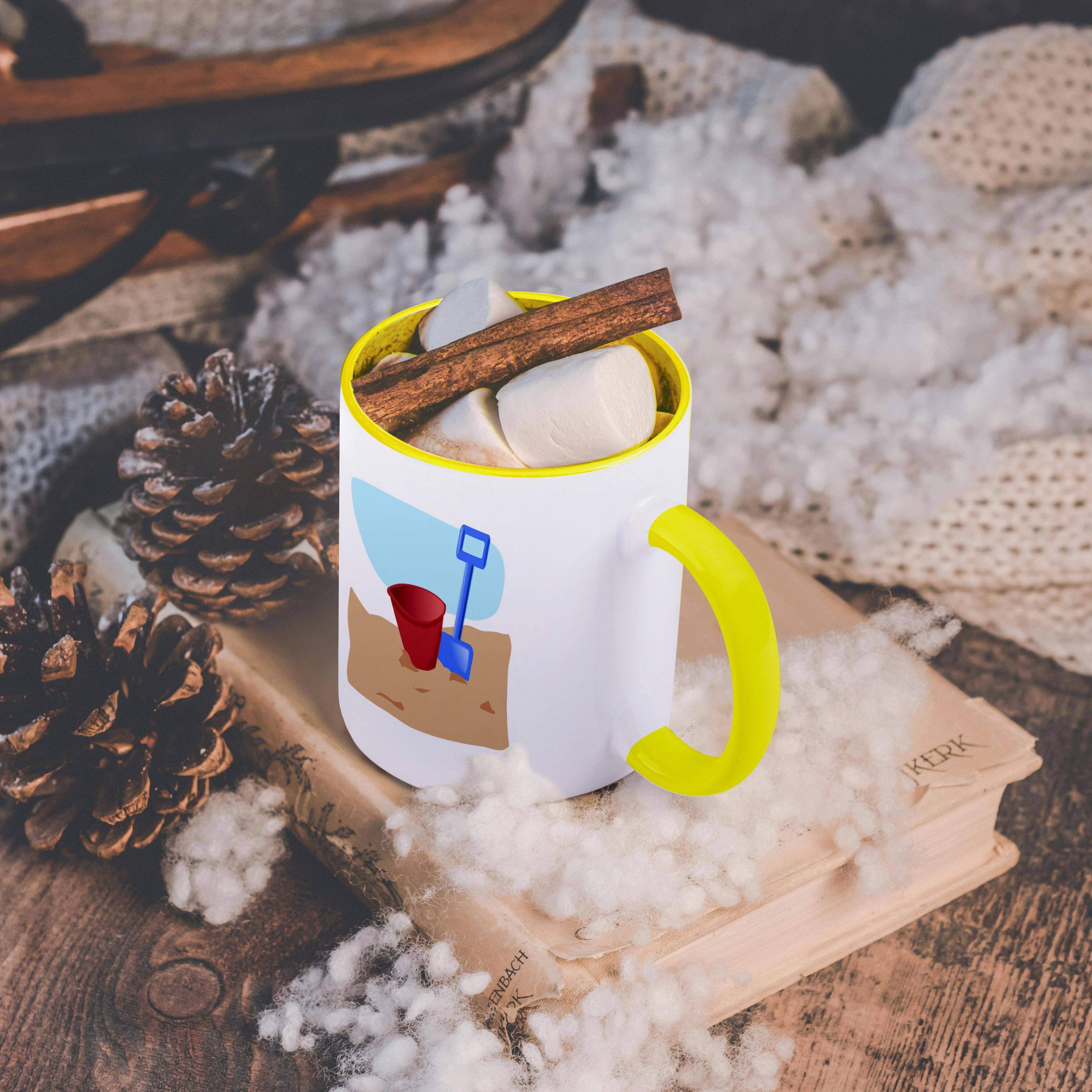 3dRose - Wholesale Coffee Mug - 3dRose, Red Beach Pail Blue Shovel, Mug5