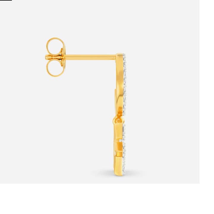 OISHI DIAMONDS – Brincos de pino por atacado – Brincos de diamante 14k em ouro maciço, presente para ela