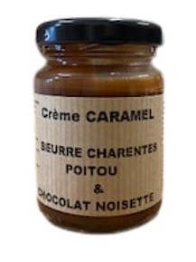 Hazelnut Chocolate Caramel Cream with Salted Butter for wholesale by LA MOUTARDERIE CONFISERIE DE NOUVELLE AQUITAINE