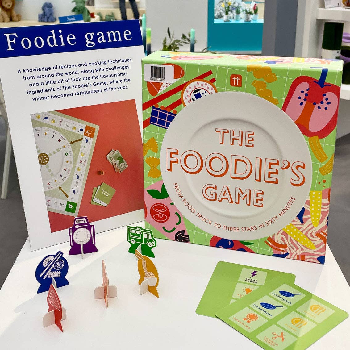 Talking Tables UK – wholesale Board game – The Foodies Trivia Board Game8