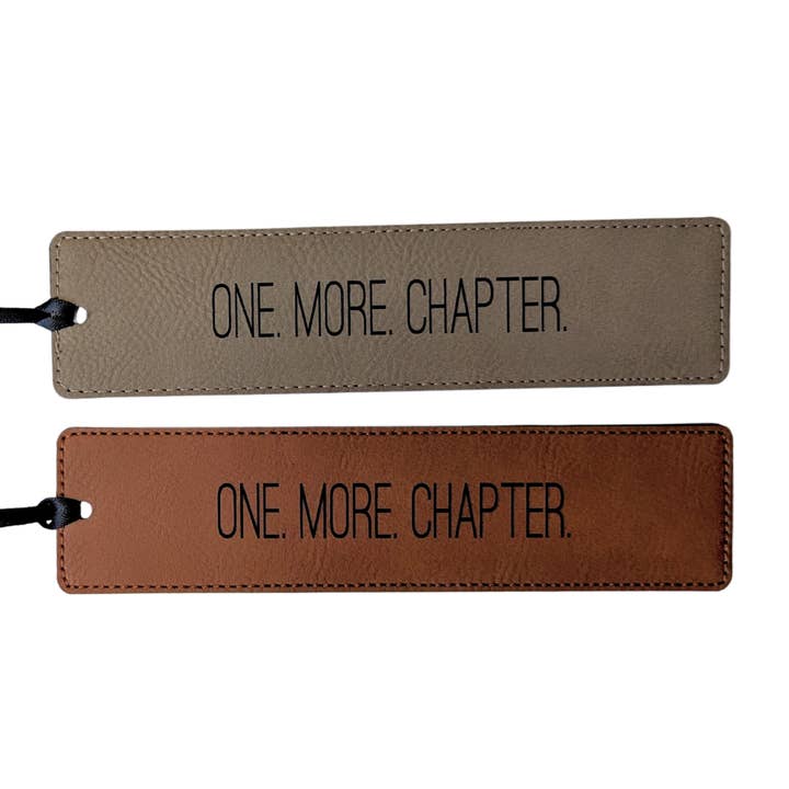 Ein. Weiteres. Kapitel. - Kunstleder-Lesezeichen für den Großhandel von Rosefire