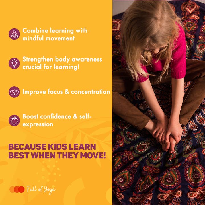 Full of Yoga - Wholesale Learning Cards - Kids & Baby - Yoga ABC Kaartenset – Bewegend Leren met het Alfabet2