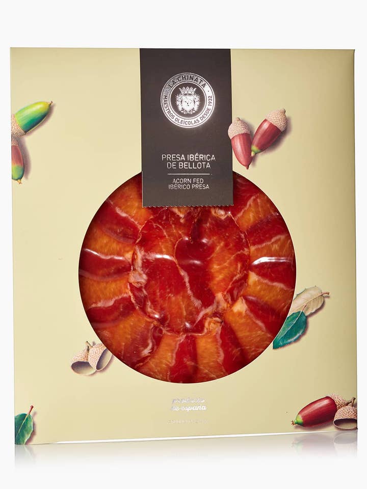Ibérico Bellota skivad skinka för wholesale av La Chinata