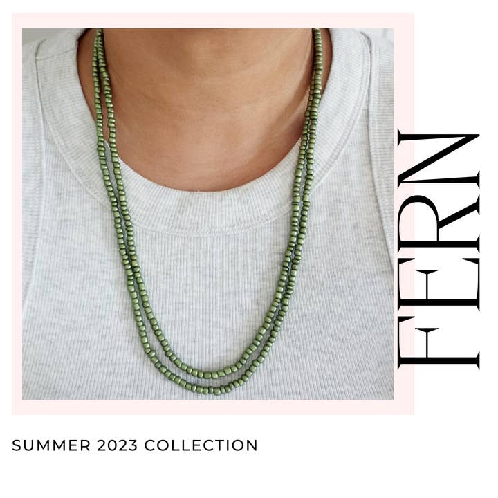 House of Sanchez - Wholesale Beaded/Pearl Necklace - Fern - Wrap Necklace / Bracelet2