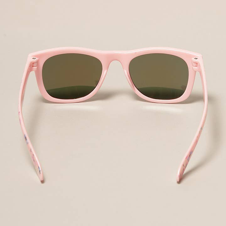 ASSORTED COLOR Kids Colorful Butterfly Pattern Sunglasses for wholesale on Faire8