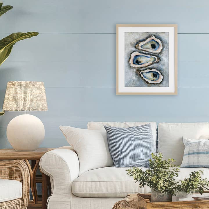 Stupell Industries - Wholesale Wall sign - Oyster Bar Trio - Print Under Glass Wall Art4