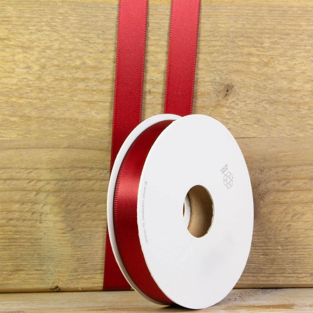 kadopapier.net - Wholesale Ribbon - Gift Wrapping - Bordeaux Satin Ribbon0
