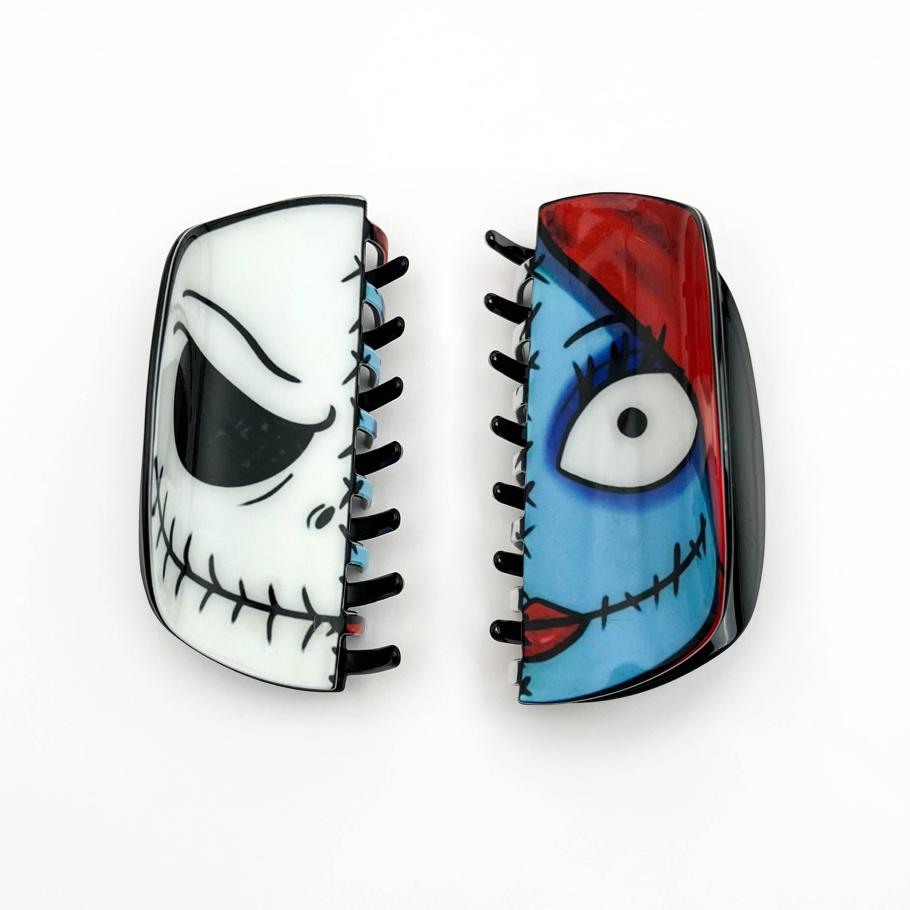 mildstyles – wholesale Hårklämma - Dam – Halloween-klämma med spök- och monstertryck – läskigt rolig0