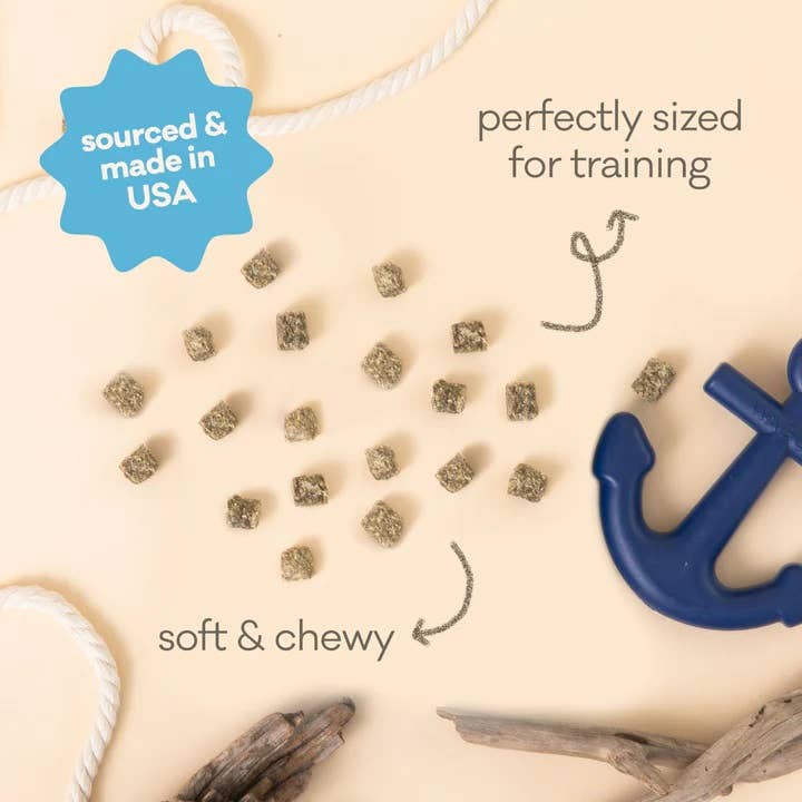 Pet Palette Distribution - Wholesale Pet Treats - Dog - Polkadog Wonder Nuggets White Fish & Kelp Mini Tube 2.5oz3