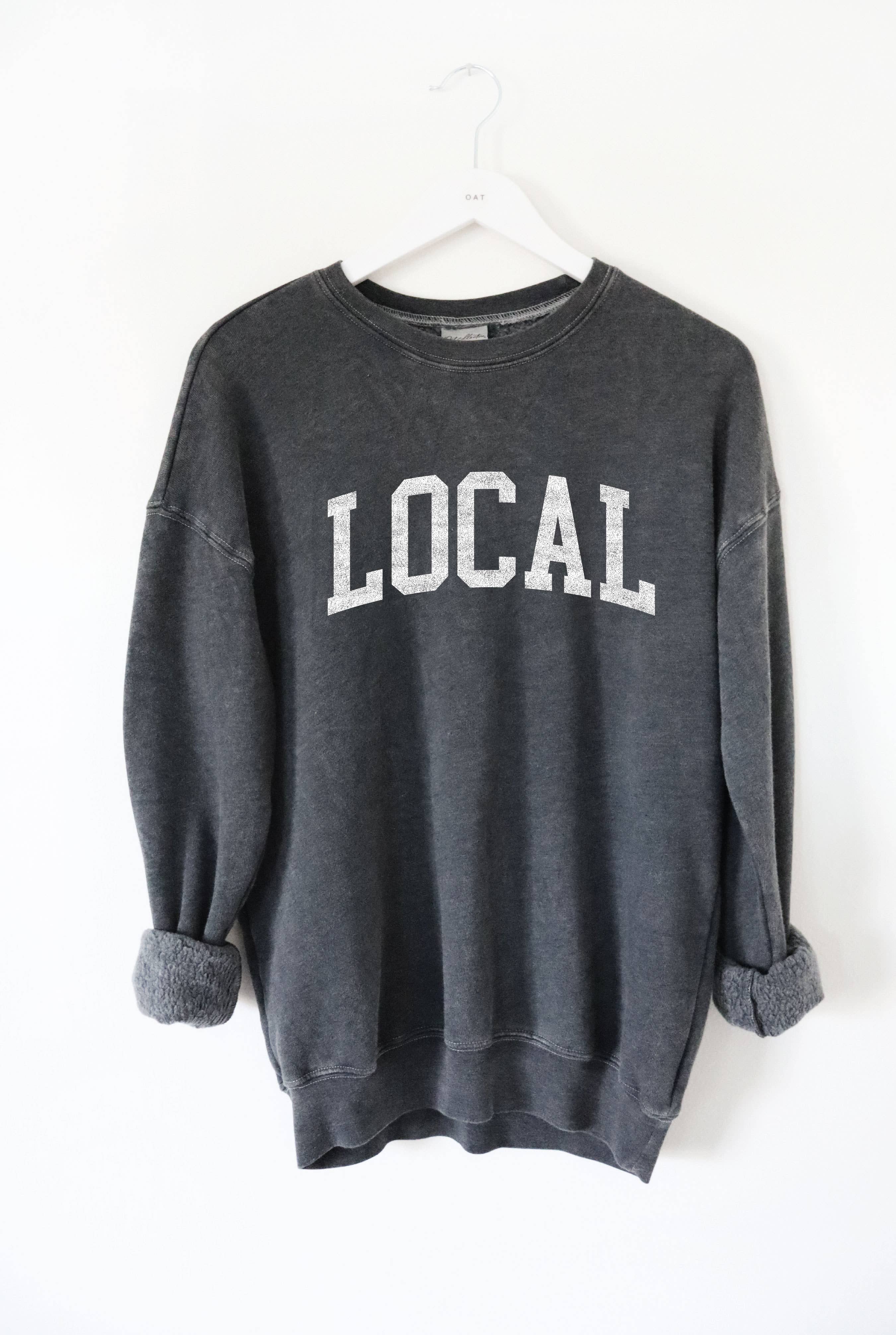 OAT COLLECTIVE – wholesale Graphic sweatshirt – Women’s – LOCAL  Mineral Washed Graphic Sweatshirt4