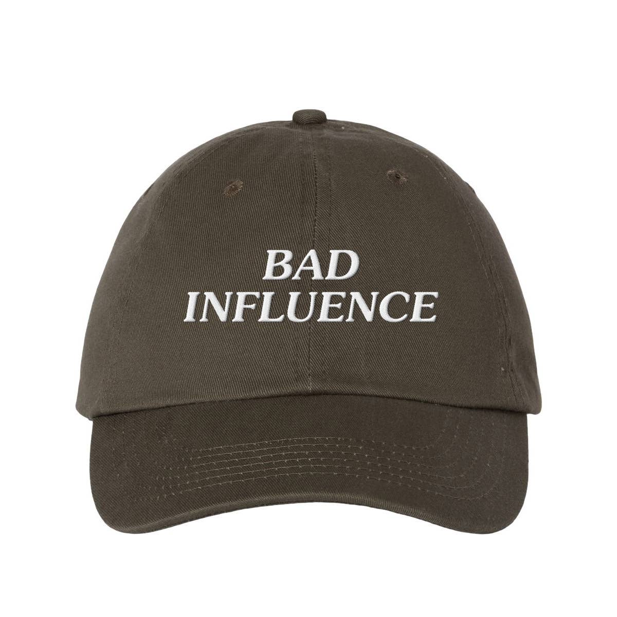 Lucky Luna Apparel - Wholesale Baseball Cap - Women's - Bad Influence Embroidered Dad Hat10