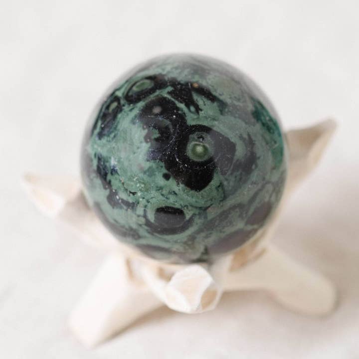 Tiny Rituals - Wholesale Spiritual Stone/Crystal - Kambaba Jasper Sphere - AAA Premium Quality67