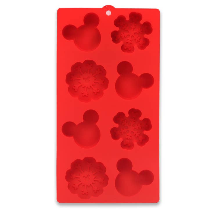 Open Road Brands, LLC - Wholesale Chocolate/Candy Mold - Disney Mickey Mouse & Snowflake Silicone Mold